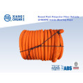 Round Plait Polyester Fiber Outside UHMWPE Fiber Inside Mooring Rope